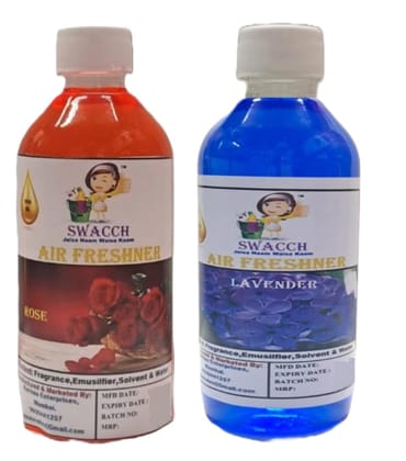 Swacch Air Freshner (200ml) (Combo Pack of 2) Rose & Lavender