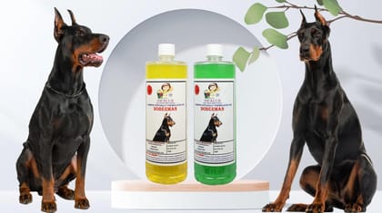 SWACCH Shampoo Specially FORMULATED for Doberman (1 Litre) (Pack of 2) Lemon,NEEM ALOVERA