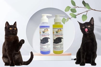 SWACCH Premium Shampoo for Bombay CAT (200ML) (Combo Pack of 2) Lavender & Lemon