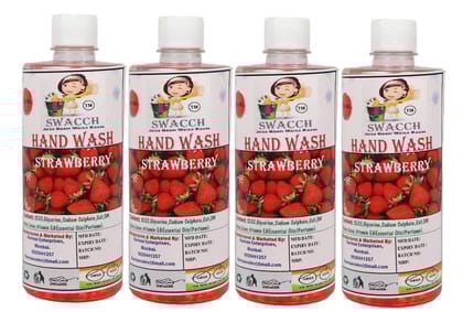 HANDWASH 500ML(PACK OF 1) (STRAWBERRY, PACK OF 4)