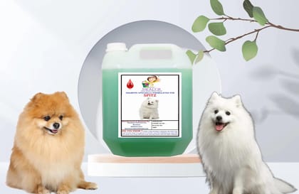 Swacch Shampoo Specially Formulated for Spitz (10 Litre) Neem Alovera
