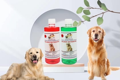 SWACCH Shampoo Specially FORMULATED for Golden Retriever (500ML) (Combo Pack of 2) Jasmine & NEEM ALOVERA