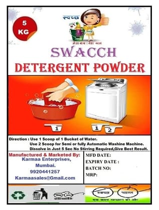 Swacch Detergent Powder 5 KG