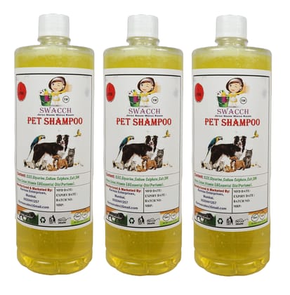 SWACCH PET Shampoo Lemon 3 Litre