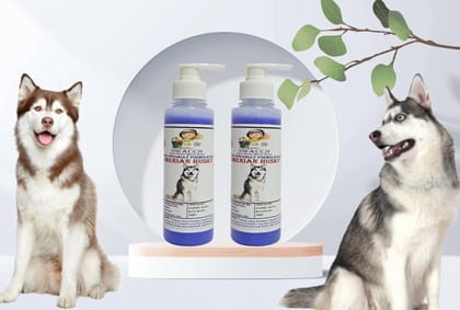 SWACCH Premium Shampoo for Siberian Husky (200ML) (Pack of 2) Lavender