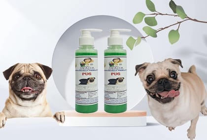 SWACCH Premium Shampoo for Pug (200ML) (Pack of 2) NEEM ALOVERA
