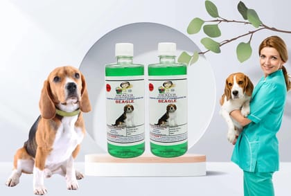SWACCH Shampoo Specially FORMULATED for Beagle (500ML) (Combo Pack of 2) NEEM ALOVERA