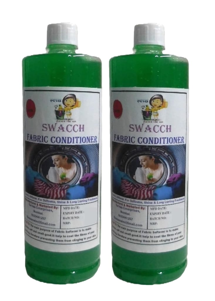 Swacch Fabric Conditioner (1 Litre) (Pack of 2) Jasmine