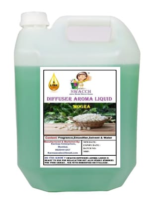 Swacch Diffuser Aroma Liquid Mogra (Ready to use) 5 Litre