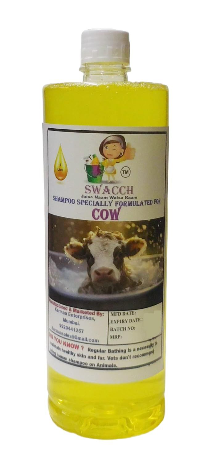 Swacch Shampoo Specially Formulated for Cow (1 Litre) Lemon