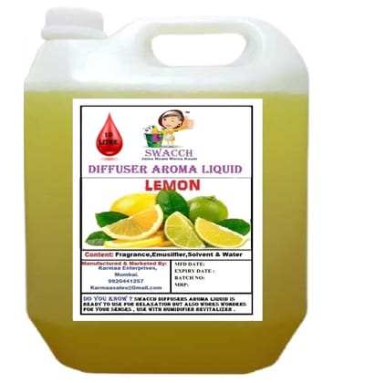 Swacch Diffuser Aroma Liquid (10 Litre) Lemon