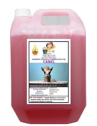Swacch Shampoo Specially Formulated for Camel (5 Litre) Strawberry