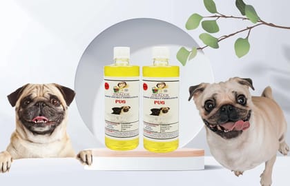 SWACCH Shampoo Specially FORMULATED for Pug (500ML) (Combo Pack of 2) Lemon