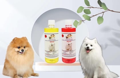 Swacch Shampoo Specially Formulated for Spitz (500ML) (Combo Pack of 2) Strawberry & Lemon