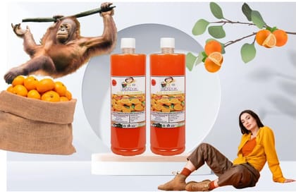 BUY 1 GET 1 FREE AIR FRESHNER (1 Litre) (Pack of 2) Orange