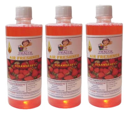 Swacch Air Freshner (500ml) (Pack of 3) Strawberry