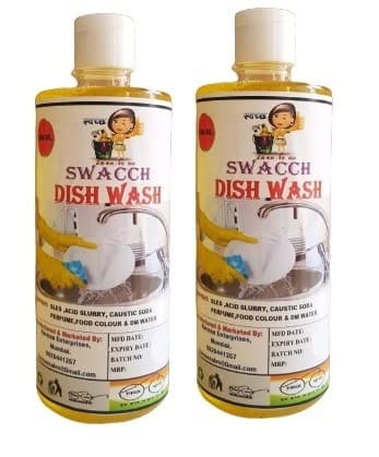 swacch dishwash liquid 500ML (PACK OF 2)