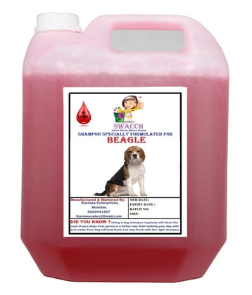 Swacch Shampoo Specially Formulated for Beagle (10 Litre) Jasmine