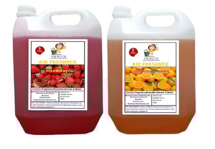 Swacch Air Freshner (5 Litre) (Pack of 2) Strawberry & Orange