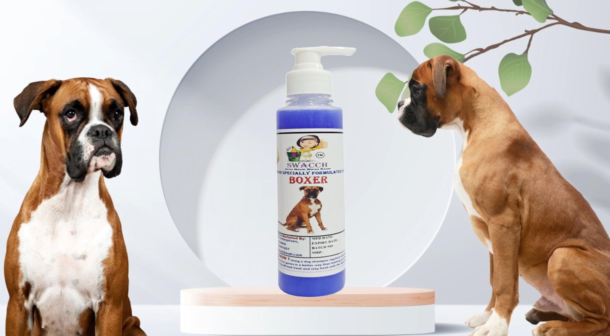 SWACCH Premium Shampoo for Boxer (200ML) Lavender