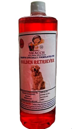 SWACCH Shampoo Specially FORMULATED for Golden Retriever (1 Litre) Jasmine