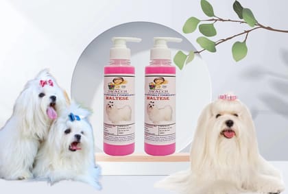 SWACCH Premium Shampoo for Maltese (200ML) (Pack of 2) Rose