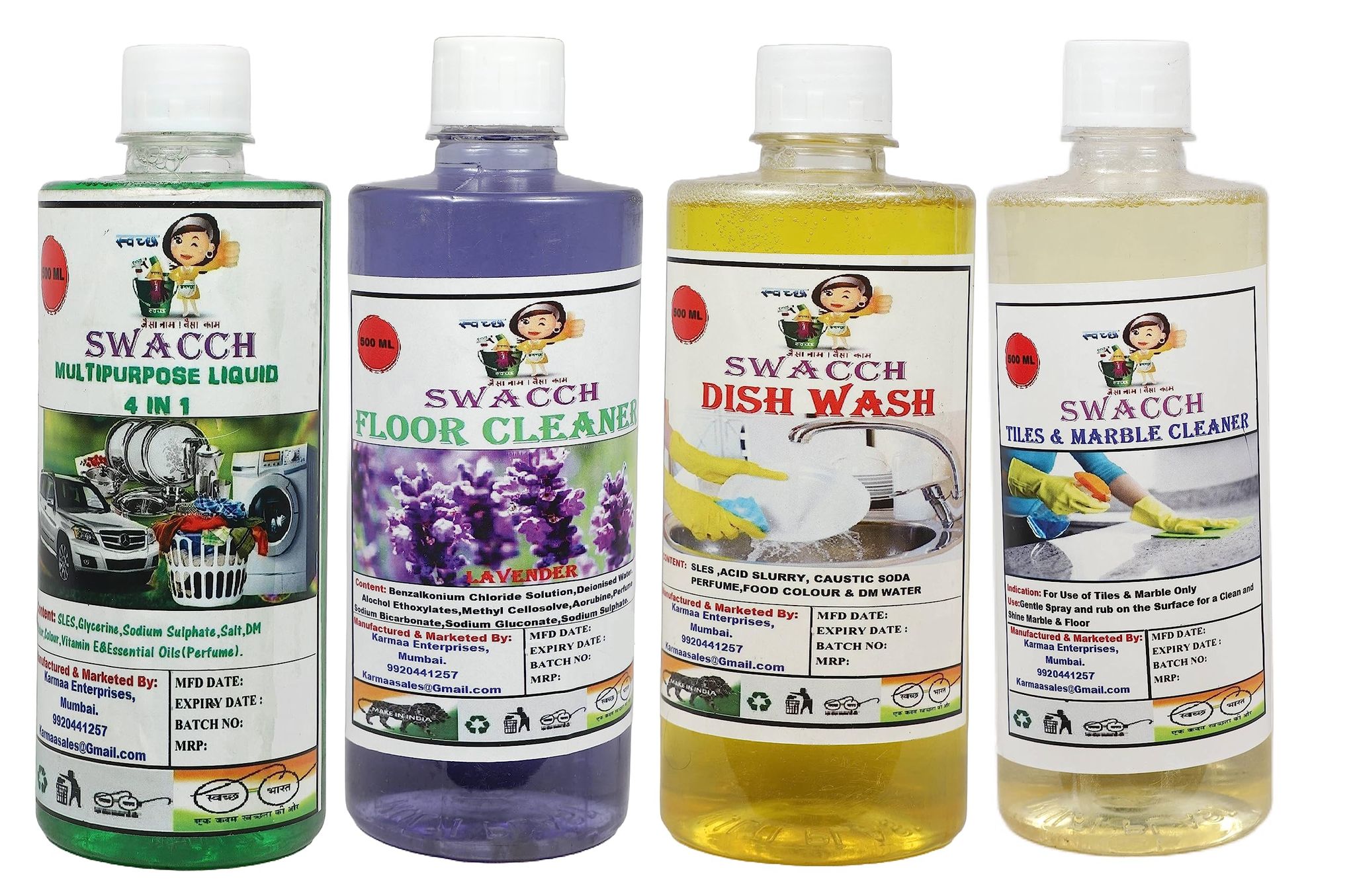 KITCHEN CARE COMBO 500ML (PACK OF 4)