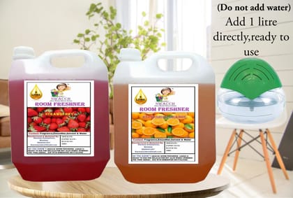 Swacch Room Freshner (5 Litre) (Pack of 2) Strawberry & Orange