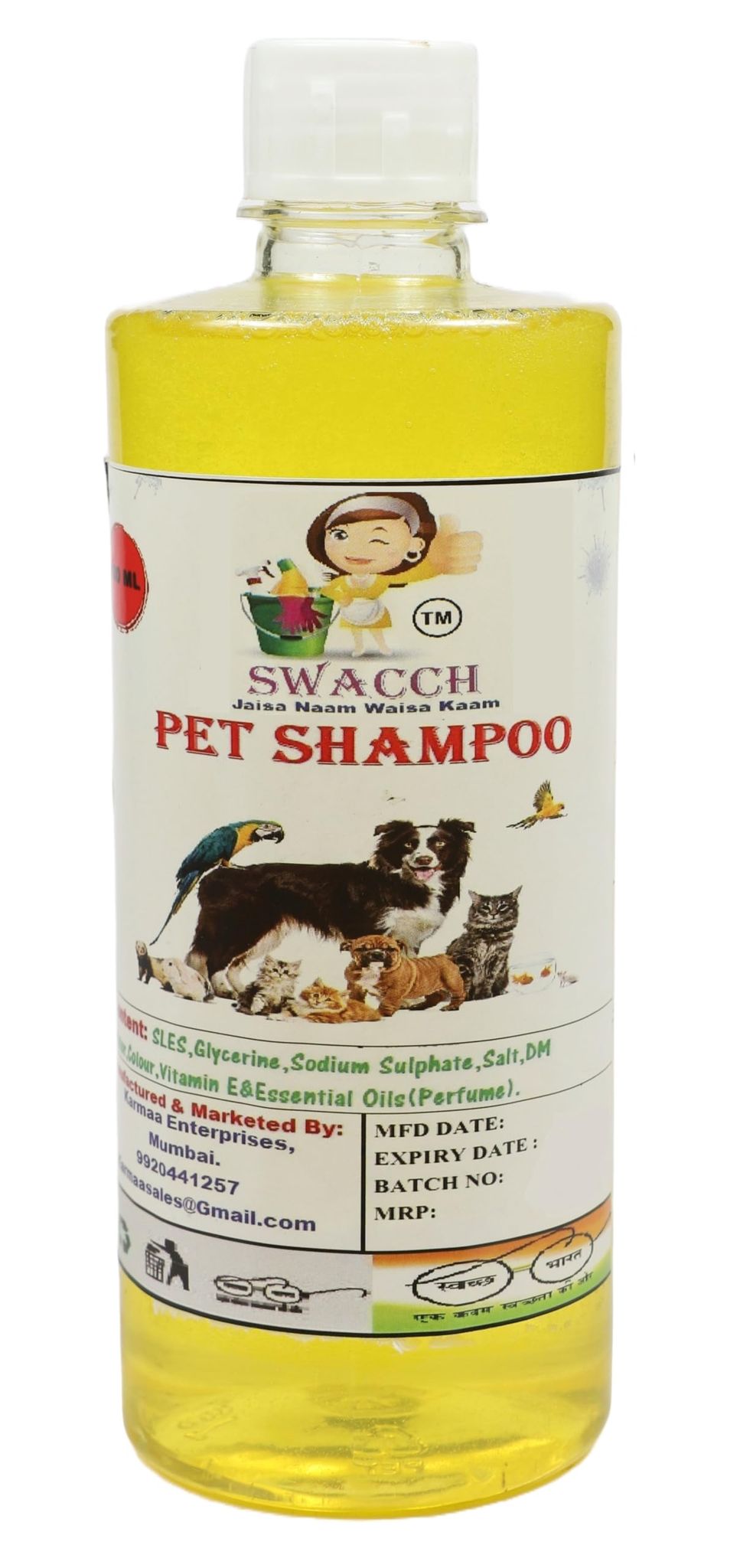 SWACCH PET Shampoo Lemon 500ML