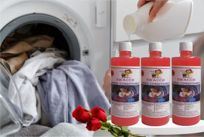 Swacch Fabric Conditioner (500ml) (Pack of 3) Rose