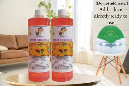 Swacch Room Freshner (1 Litre) (Pack of 2) Orange