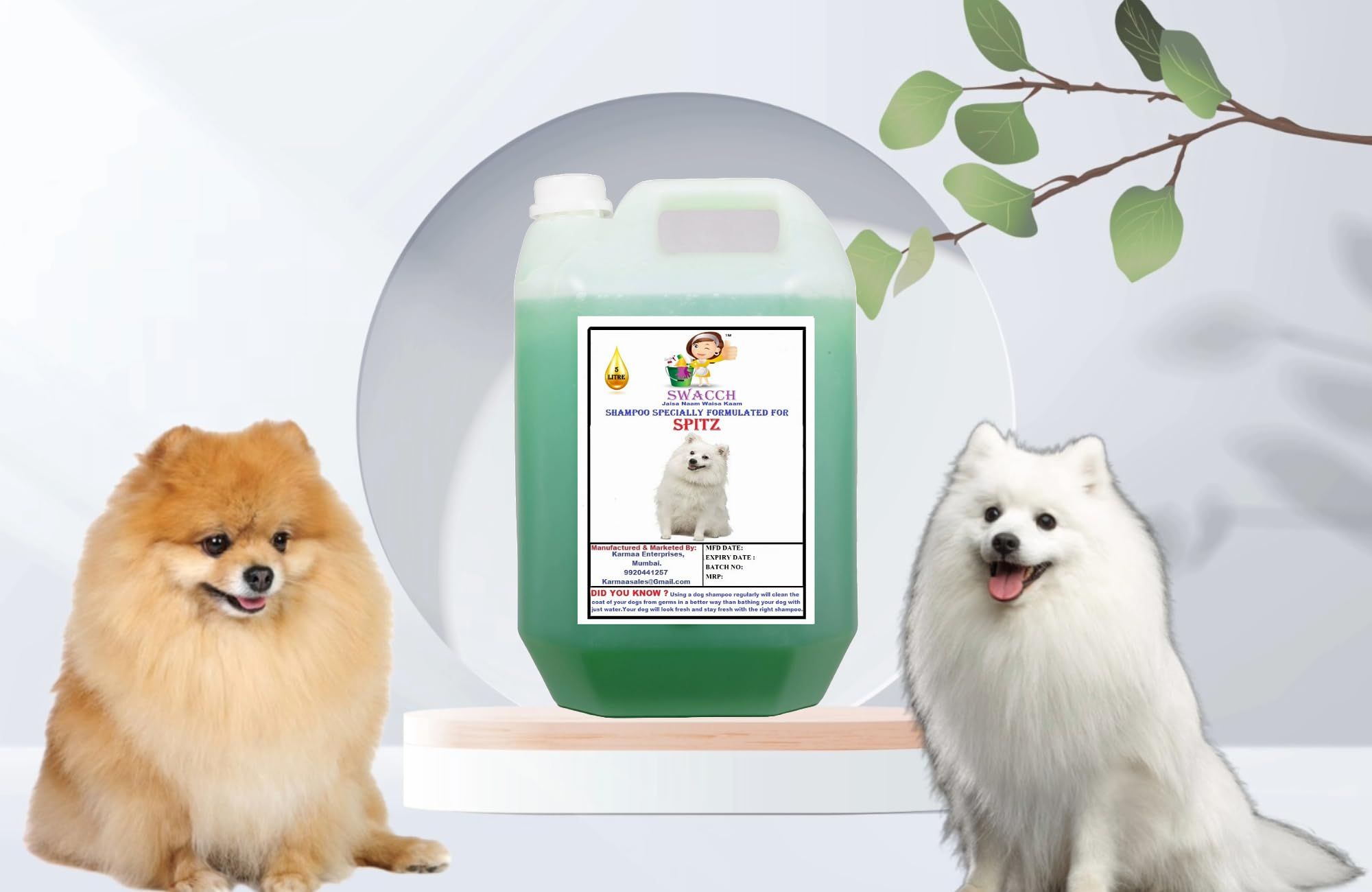SWACCH Shampoo Specially FORMULATED for NEEM ALOVERA (Spitz 5 Litre)