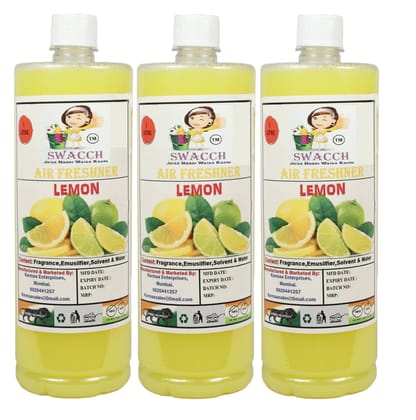 Swacch Air Freshner (1 Litre) (Pack of 3) Lemon