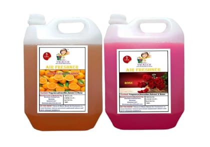 Swacch Air Freshner (5 Litre) (Pack of 2) Orange & Rose