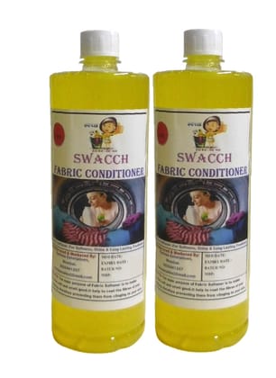 Swacch Fabric Conditioner (1 Litre) (Pack of 2) Lemon