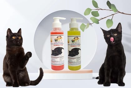 SWACCH Premium Shampoo for Bombay CAT (200ML) (Combo Pack of 2) Jasmine & Lemon