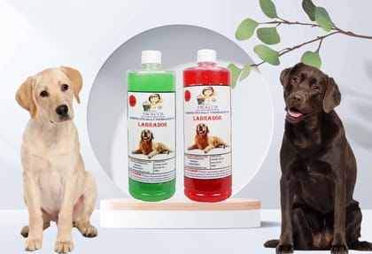 SWACCH Shampoo Specially FORMULATED for Labrador (1 Litre) (Combo Pack of 2) Jasmine & NEEM ALOVERA