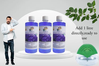 Swacch Diffuser Aroma Liquid (500ml) (Pack of 3) Lavender