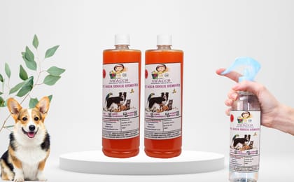 Swacch PET Aqua Odour Remover (1 Litre) (Combo Pack of 2) Orange