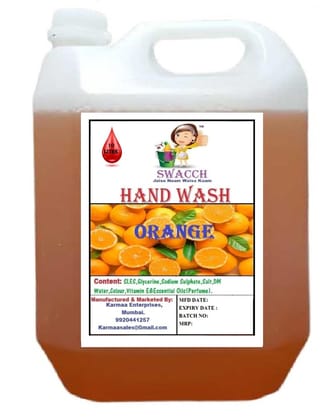 Swacch Hand wash (10 Litre) Orange