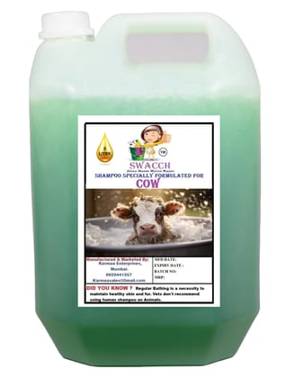 Swacch Shampoo Specially Formulated for Cow (5 Litre) Neem Alovera