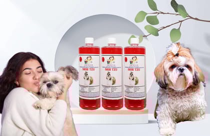 Swacch Shampoo Specially Formulated for Shih TZU (1Litre) (Combo Pack of 3) Jasmine