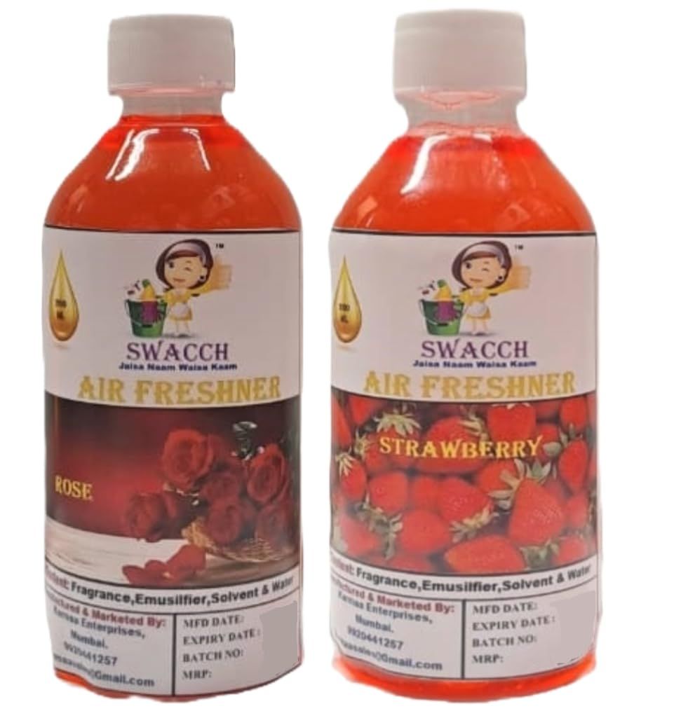 Swacch Air Frreshner (200ml) (Combo Pack of 2) Rose & Strawberry