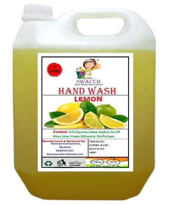 Swacch HAND WASH (10 Litre) Lemon