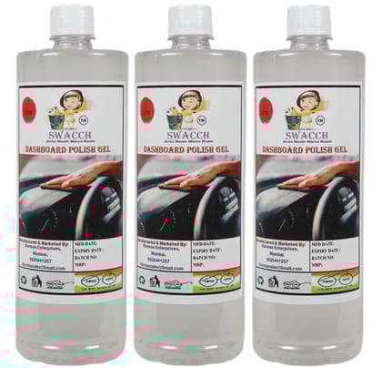 SWACCH DASHBOARD POLISH GEL (1 LITRE) (PACK OF 3) SWACCH DASHBOARD POLISH GEL (1 LITRE) (PACK OF 3)