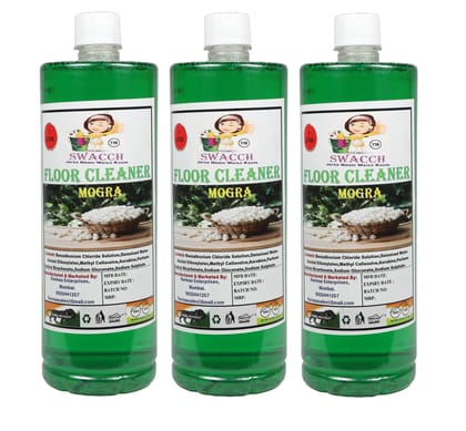 SWACCH Floor Cleaner (1 Litre) (Pack of 3) Mogra