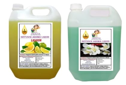 Swacch Diffuser Aroma Liquid (5 Litre) (pack of 2) Lemon & Jasmine