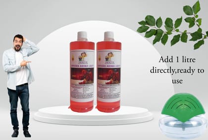 Swacch Diffuser Aroma Liquid (1 Litre) (Pack of 2) Rose