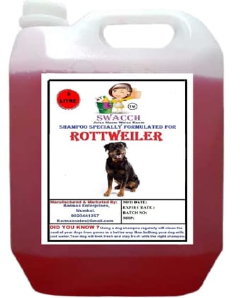 SWACCH Shampoo Specially FORMULATED for Jasmine ( Rottweiler 5 Litre)
