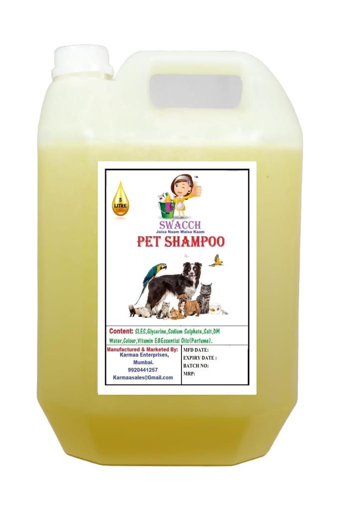 SWACCH PET Shampoo (5 Litre) Lemon